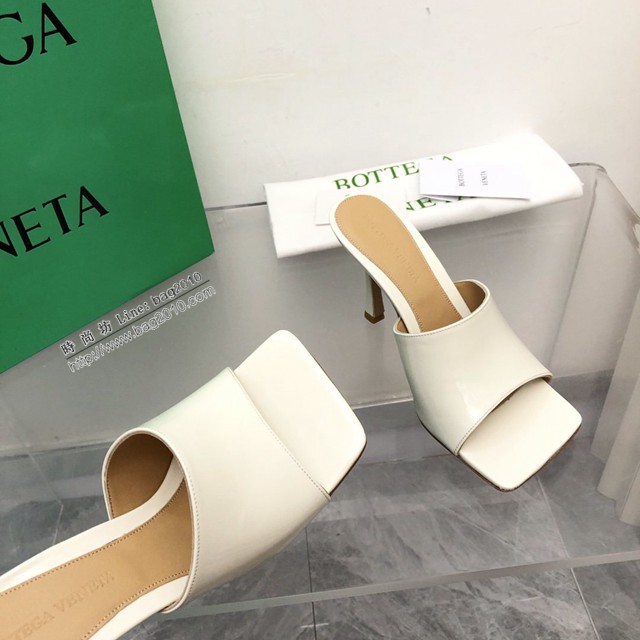 BOTTEGA VENETA高端時尚女鞋 寶緹嘉漆皮版2022-22早春最新高跟涼鞋拖鞋 dx3546